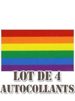 Auto-Collants Rainbow 10x7 x 4