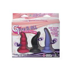 Coffret ''Give It All'' - 3 Butt Plugs