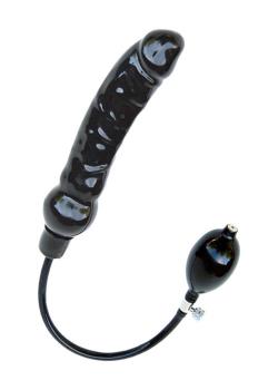 Gode Caoutchouc Gargantula Gonflant Noir - Large