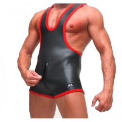 Combinaison Neoprene  Singlet Full Zip - 665 - Black/Red - Size M