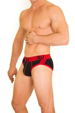 Brief baskit ''Just /b/'' - Red/Black - Size XL