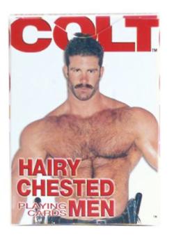 Jeu de cartes COLT hairy chested men