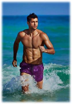 Short de Bain 'Boxer Corto' coupe droite - Yamamay - Violet - Taille M