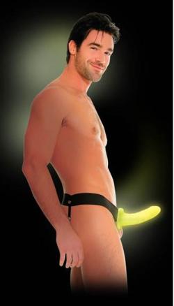 Gode Ceinture Creux ''Hollow Strap-On'' - Fetish Fantasy - Fluorescent - Size 6 Inches