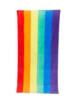 Serviette de plage Rainbow Pride - 77 x 151 cm