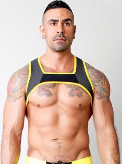 Harnais Stryker - CellBlock 13 - Black/Yellow - Size L