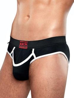 Slip ouvert ''Army Fly'' Jackadams - Black/White - Size M