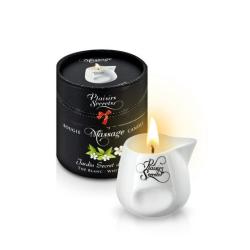 Bougie de Massage - Plaisirs Secrets - Th Blanc - 80 ml