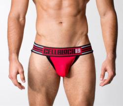 JockStrap ''Grappler'' - CellBlock 13 - Rouge/Noir - Taille S