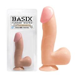 Gode Rubber Works (Suction) - Basix - Natural - Size 6.5 Inches
