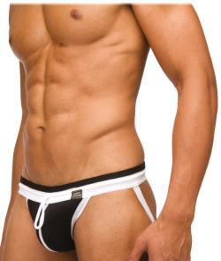 JockStrap Classic Modus Vivendi - Black/White - Size L