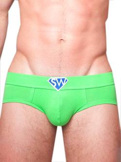Slip ''U20SM Supa Man'' - SupaWear - Green - Size S