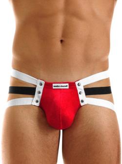 JockStrap ''Flag'' Modus Vivendi - Red/White - Size XL