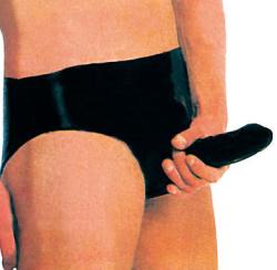 Slip Latex Penis - Black - Size S