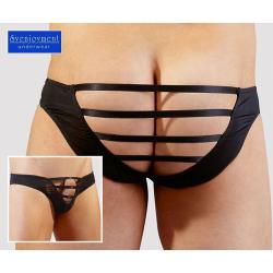 Slip taille basse ouvert avant / arrire SvenJoyment - Noir - Taille XL