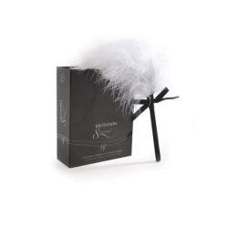 Plumeau blanc ''Excitation Secrete'' - Plaisirs Secrets