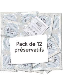 Prservatifs ESP ''Comfort XL'' VRAC DLU COURTE (pochette de 12)