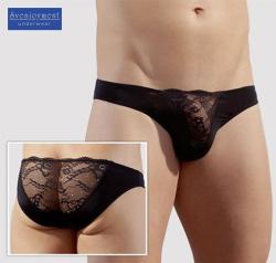Slip Style ''Spitze'' - SvenJoyment - Noir - Taille XL