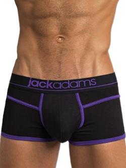 Boxer Hawthorne - Jackadams - Noir/Violet - Taille S
