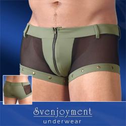 Shortie fermeture verticale SvenJoyment - Olive/Black - Size L