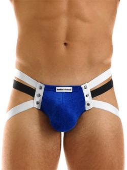 JockStrap ''Flag'' Modus Vivendi - Blue/White - Size L