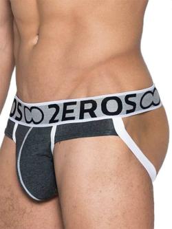 JockStrap ''U92.24 X Series'' - 2Eros - Noir/Gris Clair - Taille XL