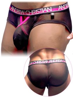 Teaser Brief ''Gigolo'' Andrew Christian - Black/Purple - Size L