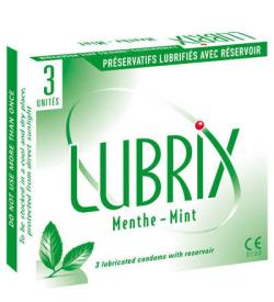 Prservatifs Lubrix Parfums - Menthe - x3