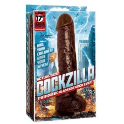 Cockzilla Realistic Cock 42 cm. (16.50 inch) - Black