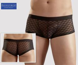 Boxer Filet Transparent - SvenJoyment - Noir - Taille S
