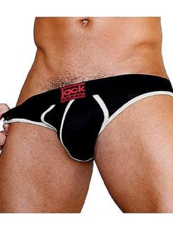 JockStrap A�r� BodyFlex Mesh Jackadams - Black/White - Size XL