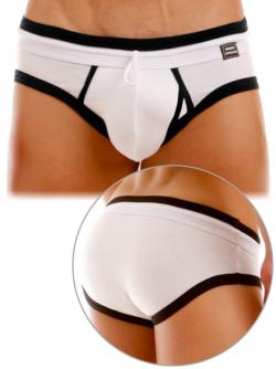 Slip ''Retro'' - Modus Vivendi - White/Black - Size L