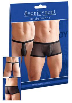 Pack ''String Rio'' + ''Boxer'' Svenjoyment - Black - Size M