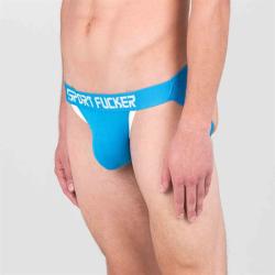 Jock Strap Bullpen - Sport Fucker - Blue/White - Size L