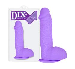 Realistic Dong - DIX - Purple - Size 8 Inches