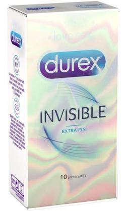 Prservatifs Durex INVISIBLE  - x10