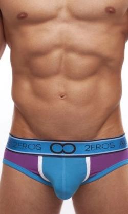 2Eros ''U22.16 Vivid''  Brief Coast pouch - Blue/Purple - Size XL