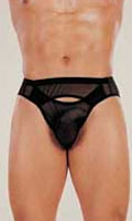 Slip ouvert - Noir - Taille M