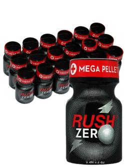 Poppers Rush Zero (pentyle/propyle) - 9 ml x 18