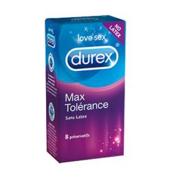 Prservatifs Durex Max Tolrance - 8 Prservatifs