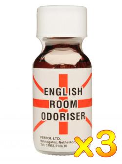 Poppers English Room (propyle) Maxi 25 ml x 3