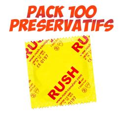 Pack 100 Prservatifs RUSH
