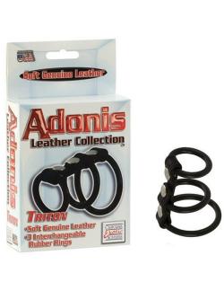 Cock Strat Cuir - Triple Ring ''Triton'' Adonis