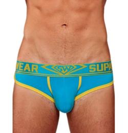 Slip ''U25ME Supreme'' - Supawear - Cyan/Yellow - Size L