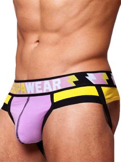 JockStrap ''U92SC SupaCharge'' - Supawear - Yellow/Purple - Size S