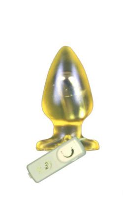 Plug & Joy Vibro Simple 13 cm - Jaune