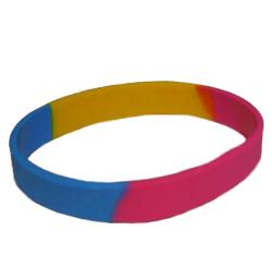 Bracelet Silicone Souple Pansexuel