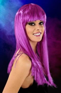 Perruque Cabaret Wigs - Coupe Longue - Violet