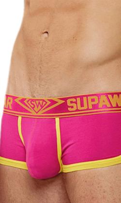 Boxer Trunk ''U35ME Supreme'' - Supawear - Magenta/Jaune - Taille M
