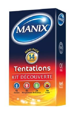 Prservatifs Manix Tentations (Discovery Kit) - x14